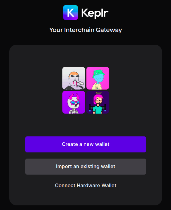 Create a new wallet